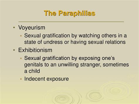 exhabitionist|Public Indecency, Voyeurism & Paraphilia